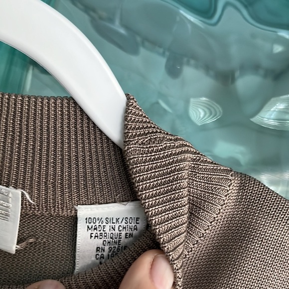 Silk Long Sleeve Sweater from JHANE BARNES. - Picture 4 of 9